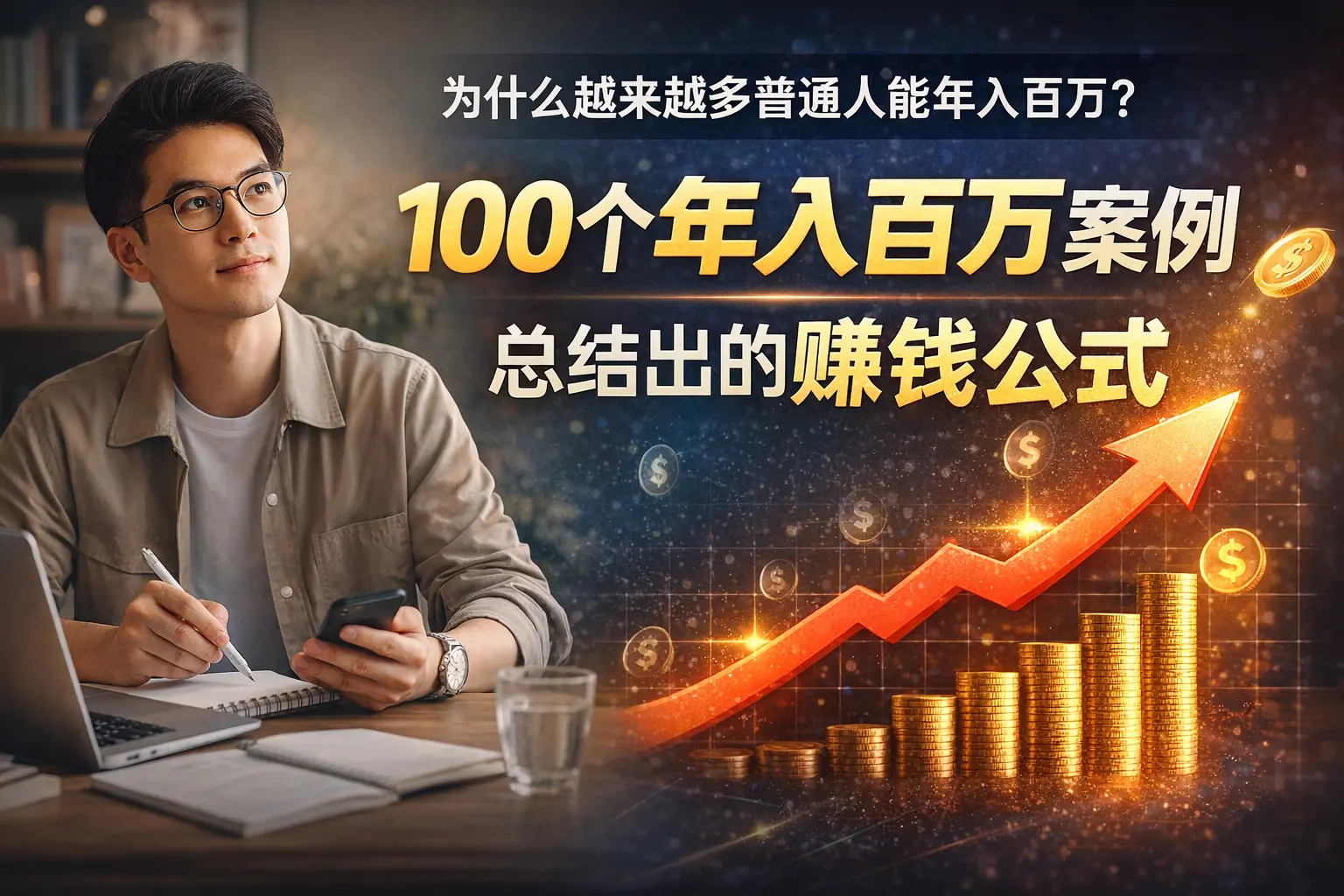 Featured image of post 为什么越来越多普通人能年入百万？