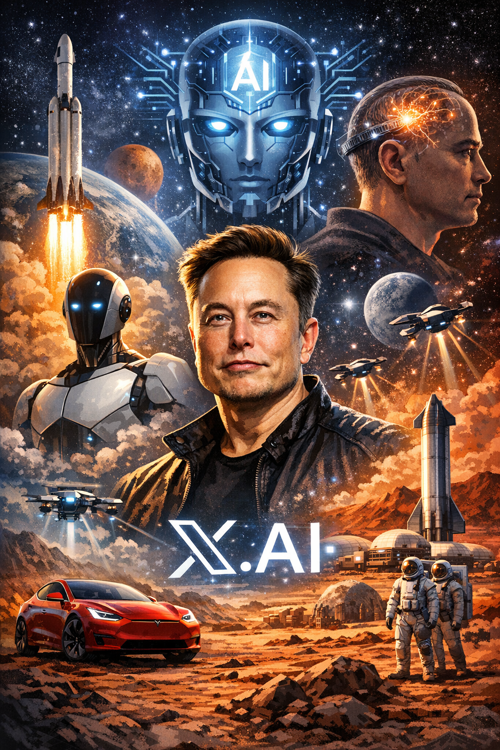 Featured image of post 埃隆·马斯克的未来预测：从AI丰裕时代到多行星文明